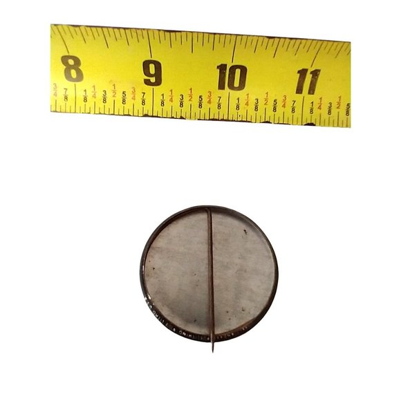 Vintage Christian Jesus Word Live In Me Pin Pinback Button - Picture 2 of 2